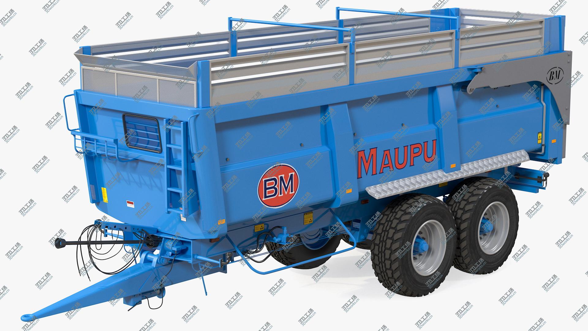 images/goods_img/2021040161/Maupu 18t Body Tipper Trailer Clean 3D model/1.jpg